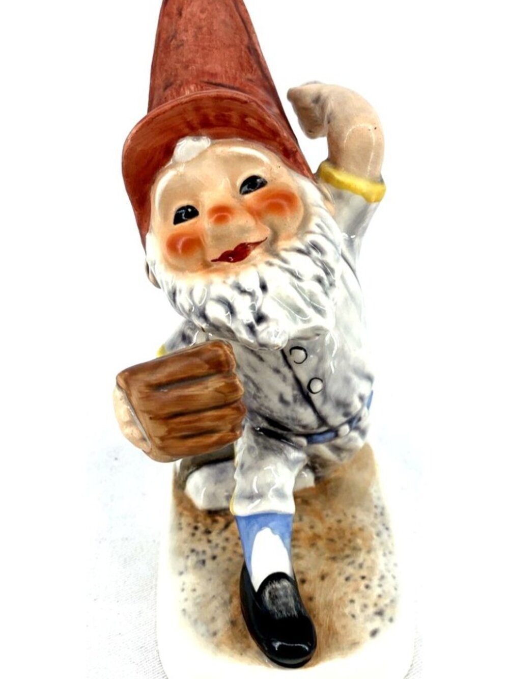 Goebel Hummel Figurine Co-Boy Pat Baseball Player Gnome Porcelain West Germany